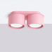 Луна за външен монтаж  SOLLUX SL.2467 MODO 2 PINK 2 x GX53