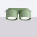 Ceiling lamp SOLLUX SL.2471 MODO 2 SAGE GREEN 2 x GX53 Ceiling lamp SOLLUX SL.2471 MODO 2 SAGE GREEN 2 x GX53