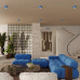 Ceiling lamp SOLLUX SL.2486 MODO 1 LIGHT BLUE 1 x GX53 Ceiling lamp SOLLUX SL.2486 MODO 1 LIGHT BLUE 1 x GX53
