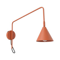 Wall lamp SOLLUX SL.2496 NOX RED OCHRE 1 x E14 Wall lamp SOLLUX SL.2496 NOX RED OCHRE 1 x E14