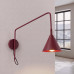 Wall lamp SOLLUX SL.2498 NOX BURGUNDY / TAUPE 1 x E14