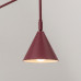 Wall lamp SOLLUX SL.2498 NOX BURGUNDY / TAUPE 1 x E14
