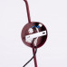 Wall lamp SOLLUX SL.2498 NOX BURGUNDY / TAUPE 1 x E14