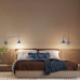 Wall lamp SOLLUX SL.2505 NOX LIGHT BLUE / TAUPE 1 x E14