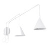 Wall lamp SOLLUX SL.2506 NOX WHITE 2 x E14