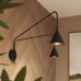 Wall lamp SOLLUX SL.2507 NOX BLACK 2 x E14