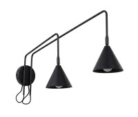 Wall lamp SOLLUX SL.2507 NOX BLACK 2 x E14
