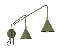 Wall lamp SOLLUX SL.2510 NOX OLIVE GREEN 2 x E14 Wall lamp SOLLUX SL.2510 NOX OLIVE GREEN 2 x E14