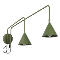 Wall lamp SOLLUX SL.2510 NOX OLIVE GREEN 2 x E14 Wall lamp SOLLUX SL.2510 NOX OLIVE GREEN 2 x E14