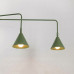Wall lamp SOLLUX SL.2510 NOX OLIVE GREEN 2 x E14