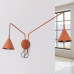 Wall lamp SOLLUX SL.2511 NOX RED OCHRE 2 x E14 Wall lamp SOLLUX SL.2511 NOX RED OCHRE 2 x E14