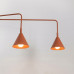 Wall lamp SOLLUX SL.2511 NOX RED OCHRE 2 x E14 Wall lamp SOLLUX SL.2511 NOX RED OCHRE 2 x E14