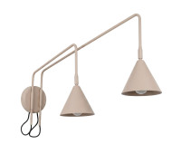 Wall lamp SOLLUX SL.2512 NOX 2 TAUPE 2 x E14 Wall lamp SOLLUX SL.2512 NOX 2 TAUPE 2 x E14