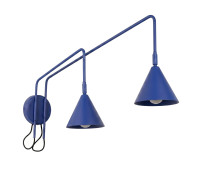 Wall lamp SOLLUX SL.2514 NOX 2 ULTRAMARINE 2 x E14 Wall lamp SOLLUX SL.2514 NOX 2 ULTRAMARINE 2 x E14