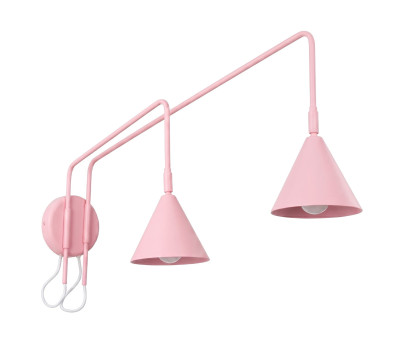 Аплик SOLLUX SL.2515 NOX 2 PINK / TAUPE 2 x E14 Аплик SOLLUX SL.2515 NOX 2 PINK / TAUPE 2 x E14