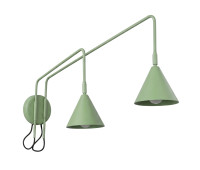 Wall lamp SOLLUX SL.2516 NOX 2 SAGE TAUPE 2 x E14 Wall lamp SOLLUX SL.2516 NOX 2 SAGE TAUPE 2 x E14