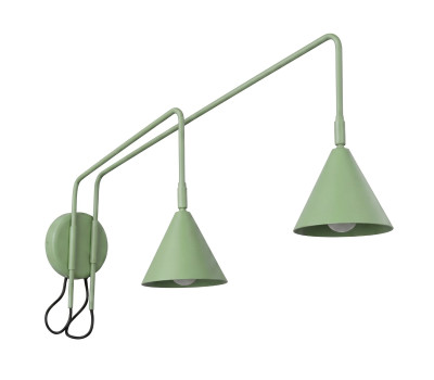Wall lamp SOLLUX SL.2516 NOX 2 SAGE TAUPE 2 x E14 Wall lamp SOLLUX SL.2516 NOX 2 SAGE TAUPE 2 x E14