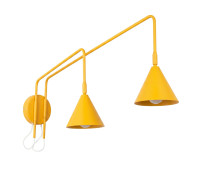 Wall lamp SOLLUX SL.2517 NOX 2 YELLOW / TAUPE 2 x E14 Wall lamp SOLLUX SL.2517 NOX 2 YELLOW / TAUPE 2 x E14
