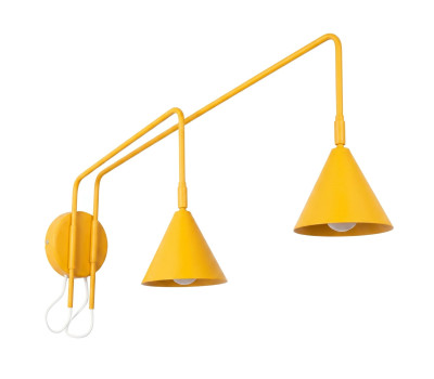 Wall lamp SOLLUX SL.2517 NOX 2 YELLOW / TAUPE 2 x E14 Wall lamp SOLLUX SL.2517 NOX 2 YELLOW / TAUPE 2 x E14
