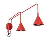 Wall lamp SOLLUX SL.2518 NOX 2 RED 2 x E14 Wall lamp SOLLUX SL.2518 NOX 2 RED 2 x E14