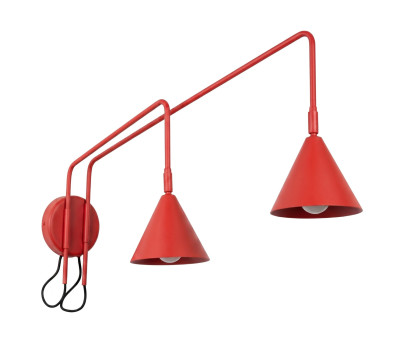 Wall lamp SOLLUX SL.2518 NOX 2 RED 2 x E14 Wall lamp SOLLUX SL.2518 NOX 2 RED 2 x E14