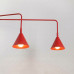 Wall lamp SOLLUX SL.2518 NOX 2 RED 2 x E14 Wall lamp SOLLUX SL.2518 NOX 2 RED 2 x E14
