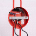 Wall lamp SOLLUX SL.2518 NOX 2 RED 2 x E14 Wall lamp SOLLUX SL.2518 NOX 2 RED 2 x E14