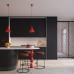 Pendant lamp SOLLUX SL.2533 NOX 25 RED 1 x E27 Pendant lamp SOLLUX SL.2533 NOX 25 RED 1 x E27