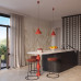 Pendant lamp SOLLUX SL.2533 NOX 25 RED 1 x E27 Pendant lamp SOLLUX SL.2533 NOX 25 RED 1 x E27
