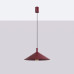 Pendant lamp SOLLUX SL.2543 NOX 40 BURGUNDY 1 x E27 Pendant lamp SOLLUX SL.2543 NOX 40 BURGUNDY 1 x E27