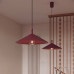 Pendant lamp SOLLUX SL.2543 NOX 40 BURGUNDY 1 x E27 Pendant lamp SOLLUX SL.2543 NOX 40 BURGUNDY 1 x E27