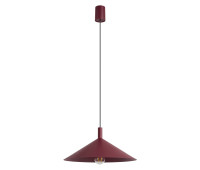 Pendant lamp SOLLUX SL.2543 NOX 40 BURGUNDY 1 x E27 Pendant lamp SOLLUX SL.2543 NOX 40 BURGUNDY 1 x E27