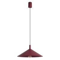 Pendant lamp SOLLUX SL.2543 NOX 40 BURGUNDY 1 x E27