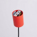 Pendant lamp SOLLUX SL.2548 NOX 40 RED 1 x E27 Pendant lamp SOLLUX SL.2548 NOX 40 RED 1 x E27