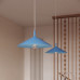 Pendant lamp SOLLUX SL.2550 NOX 40 BLUE 1 x E27 Pendant lamp SOLLUX SL.2550 NOX 40 BLUE 1 x E27