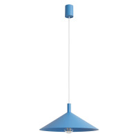 Pendant lamp SOLLUX SL.2550 NOX 40 BLUE 1 x E27