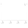 Пендел SOLLUX SL.2551 NOX WHITE 4 x E14