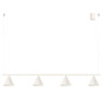 Пендел SOLLUX SL.2554 NOX BEIGE 4 x E14