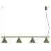 Пендел SOLLUX SL.2555 NOX OLIVE GREEN 4 x E14