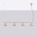 Pendant lamp SOLLUX SL.2557 NOX TAUPE 4 x E14 Pendant lamp SOLLUX SL.2557 NOX TAUPE 4 x E14