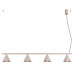 Pendant lamp SOLLUX SL.2557 NOX TAUPE 4 x E14 Pendant lamp SOLLUX SL.2557 NOX TAUPE 4 x E14