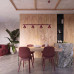 Pendant lamp SOLLUX SL.2558 NOX 4L BURGUNDY 4 x E14 Pendant lamp SOLLUX SL.2558 NOX 4L BURGUNDY 4 x E14