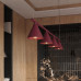 Pendant lamp SOLLUX SL.2558 NOX 4L BURGUNDY 4 x E14 Pendant lamp SOLLUX SL.2558 NOX 4L BURGUNDY 4 x E14