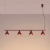 Pendant lamp SOLLUX SL.2558 NOX 4L BURGUNDY 4 x E14 Pendant lamp SOLLUX SL.2558 NOX 4L BURGUNDY 4 x E14