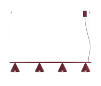Пендел SOLLUX SL.2558 NOX 4L BURGUNDY 4 x E14 Пендел SOLLUX SL.2558 NOX 4L BURGUNDY 4 x E14