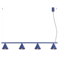 Pendant lamp SOLLUX SL.2559 NOX 4L ULTRAMARINE 4 x E14