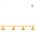 Pendant lamp SOLLUX SL.2562 NOX YELLOW 4 x E14