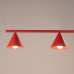 Pendant lamp SOLLUX SL.2563 NOX 4L RED 4 x E14