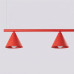 Pendant lamp SOLLUX SL.2563 NOX 4L RED 4 x E14