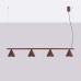 Pendant lamp SOLLUX SL.2564 NOX 4L BROWN 4 x E14